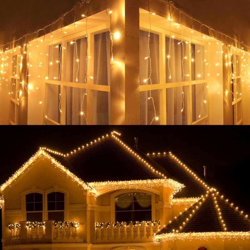 300 LED Varvekliai su Blykstės funkcija, šiltai balti - Image 3