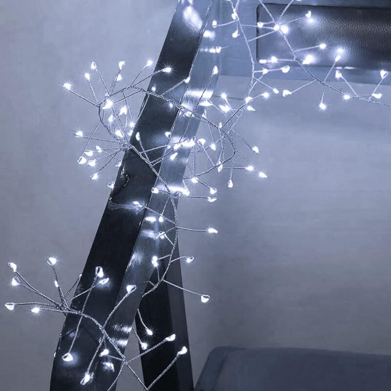 1000 LED Vielinė Girlianda "Pasaka" ant ritės, šaltai balta - Image 10