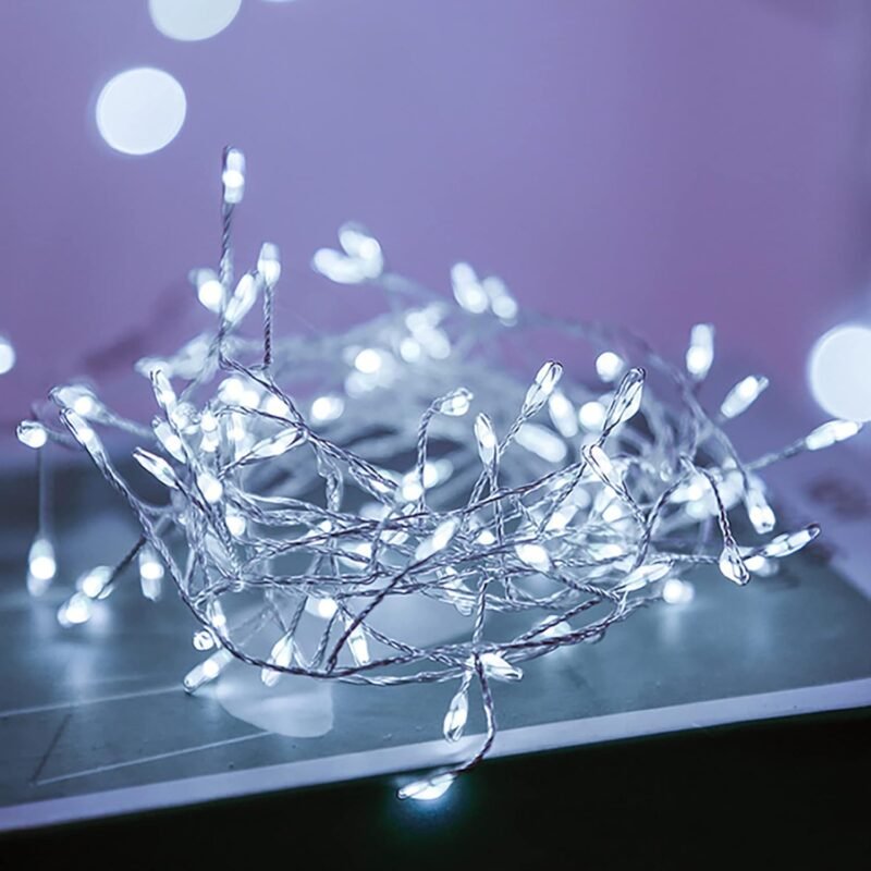 1000 LED Vielinė Girlianda "Pasaka" ant ritės, šaltai balta - Image 11
