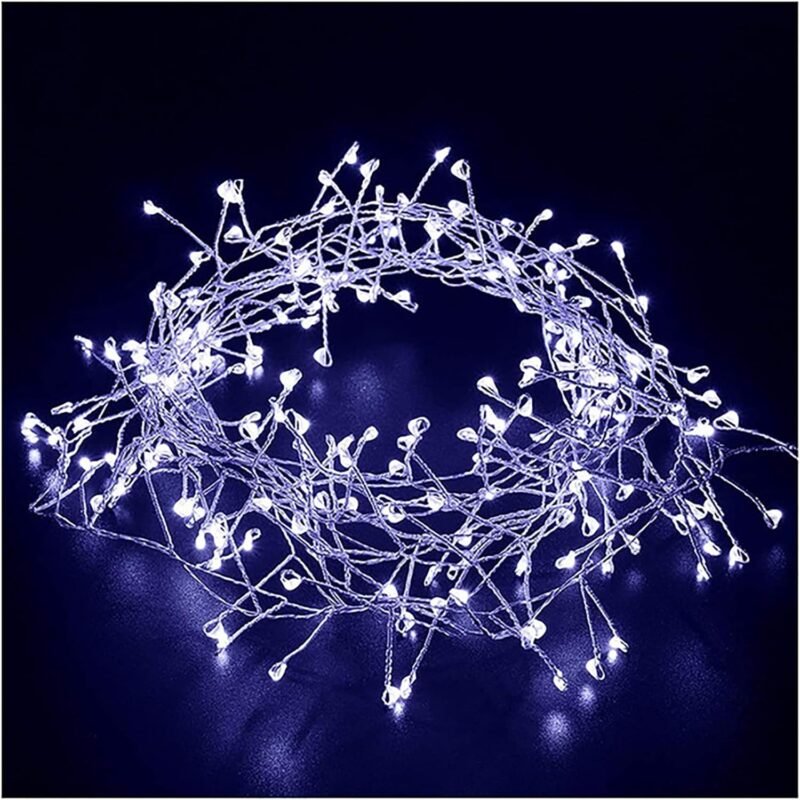 1000 LED Vielinė Girlianda "Pasaka" ant ritės, šaltai balta