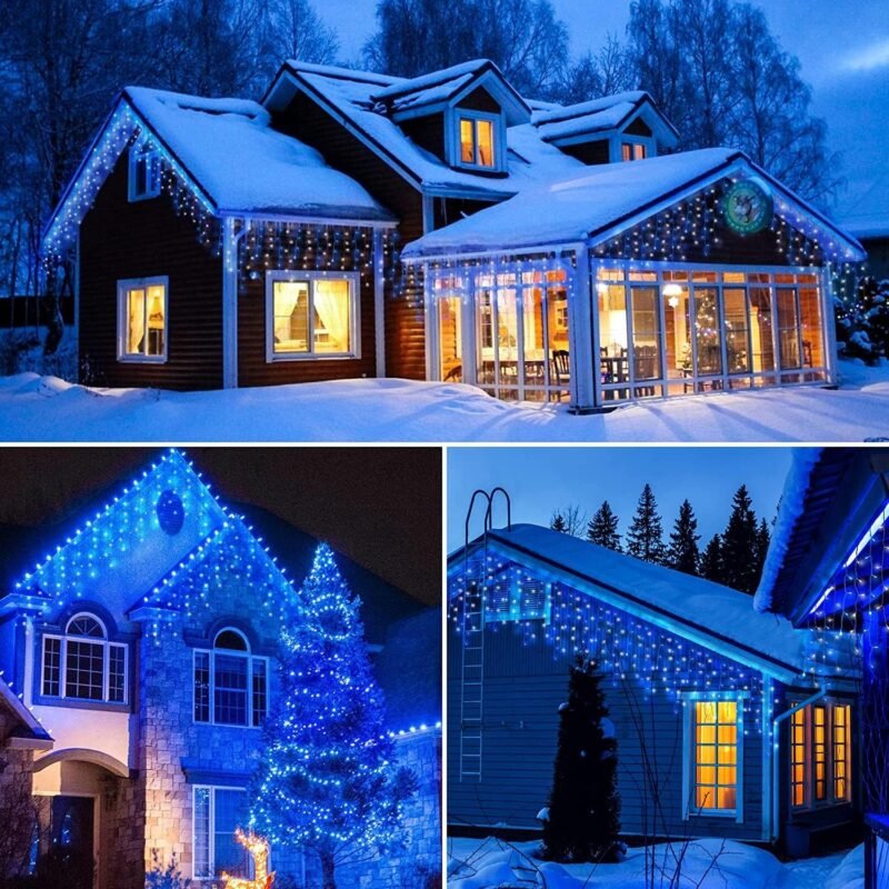 500 LED Varvekliai su Blykstės funkcija, mėlyni - Image 4