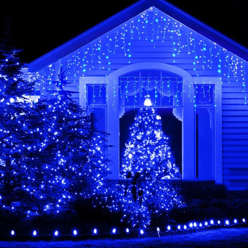 500 LED Varvekliai su Blykstės funkcija, mėlyni - Image 2