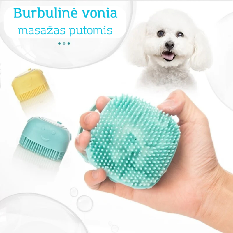 Šepetys - masažuoklis augintinių maudymui - Image 2