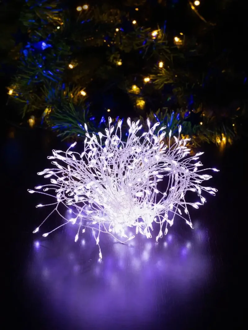 1000 LED Vielinė Girlianda "Pasaka" ant ritės, šaltai balta - Image 6