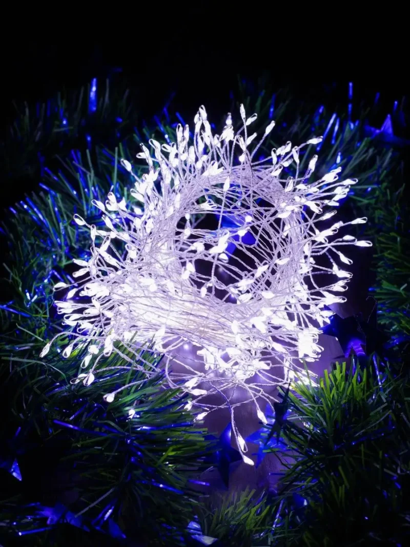 1000 LED Vielinė Girlianda "Pasaka" ant ritės, šaltai balta - Image 7