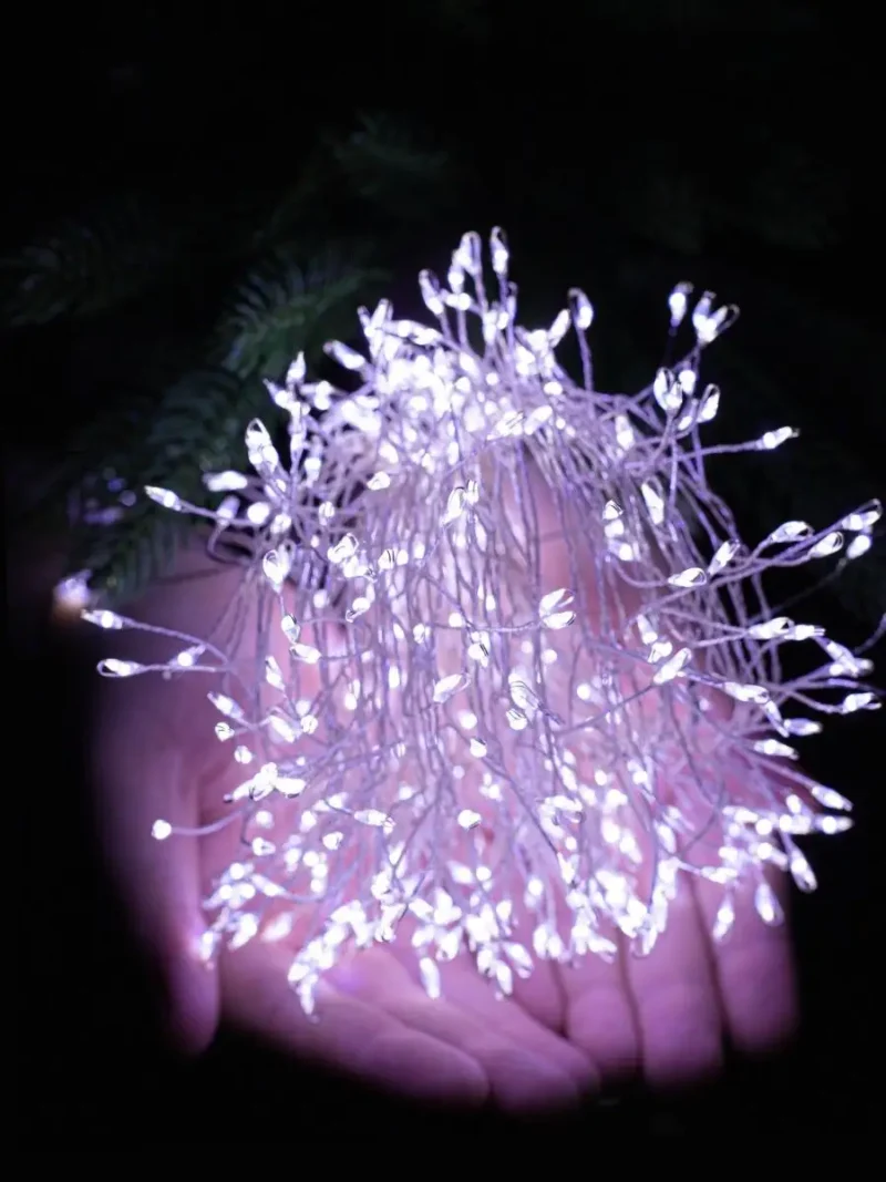 1000 LED Vielinė Girlianda "Pasaka" ant ritės, šaltai balta - Image 8
