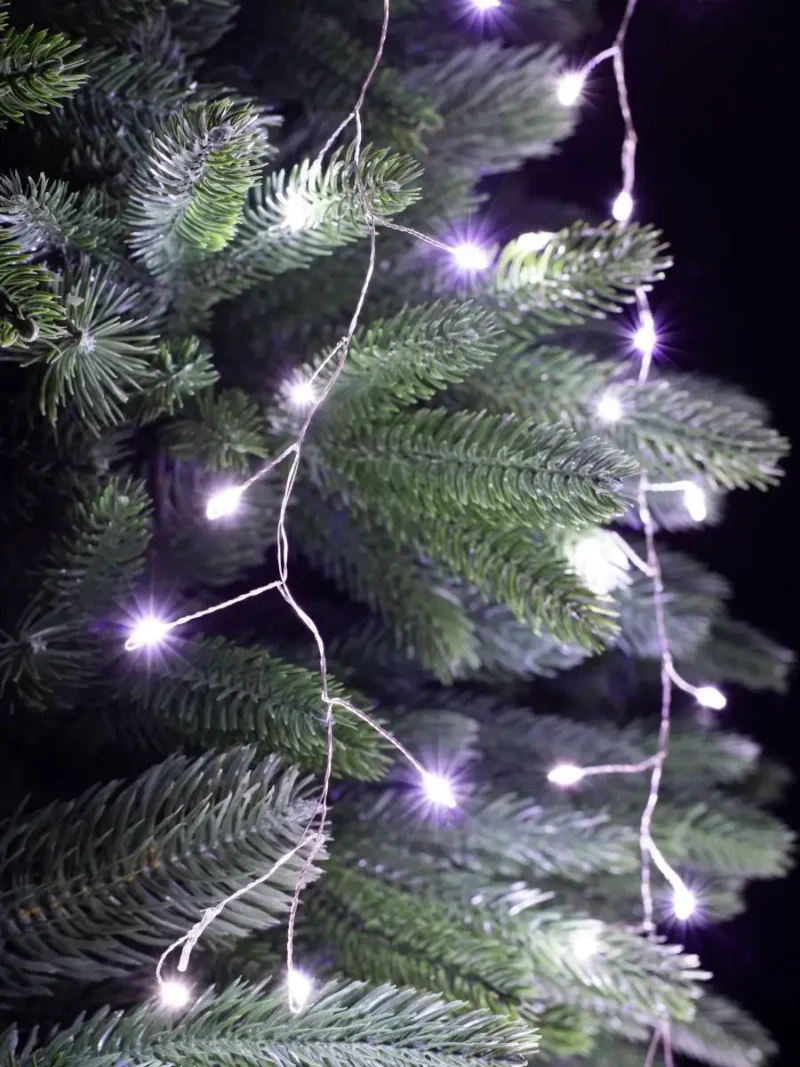 1000 LED Vielinė Girlianda "Pasaka" ant ritės, šaltai balta - Image 9