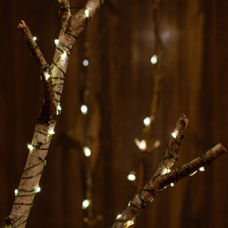 1000 LED Vielinė Girlianda "Rasa" ant ritės, šiltai balta - Image 4