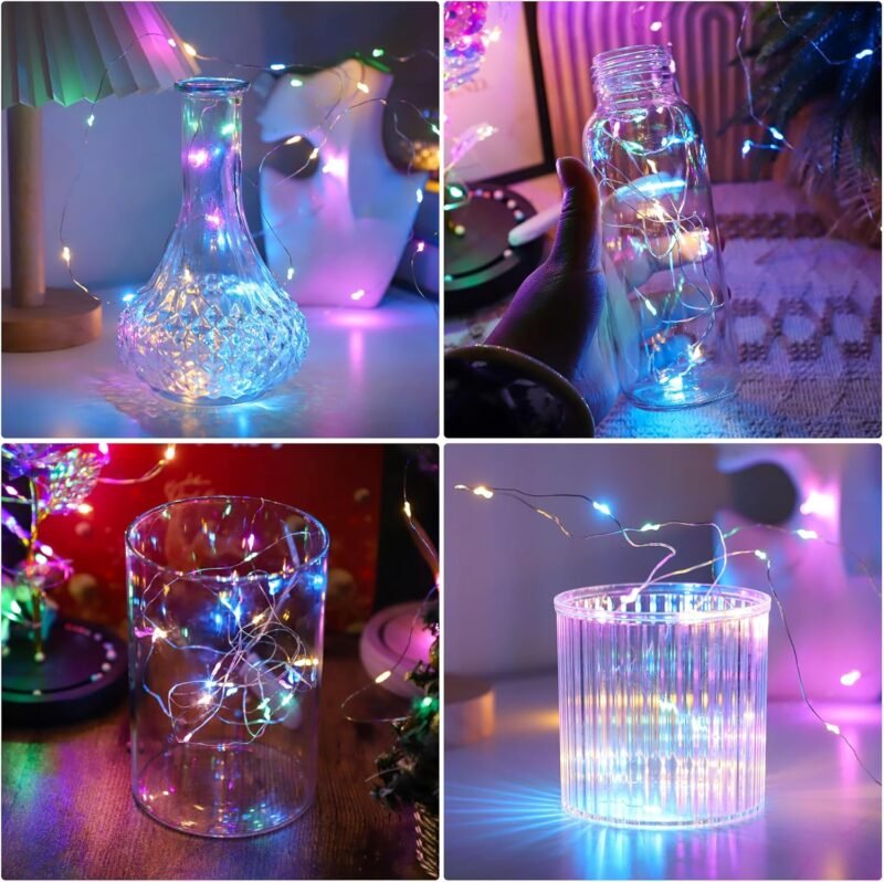 1000 LED Vielinė girlianda ritėje, 100 m, įvairiaspalvė - Image 8