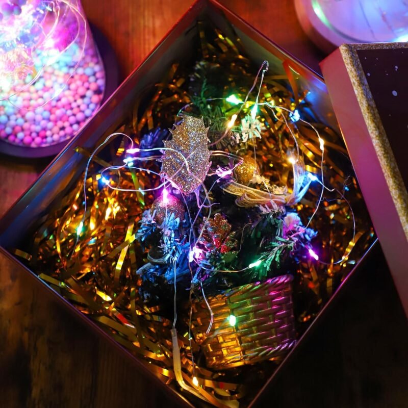 20 LED Vielinė Girlianda, spalvota - Image 3