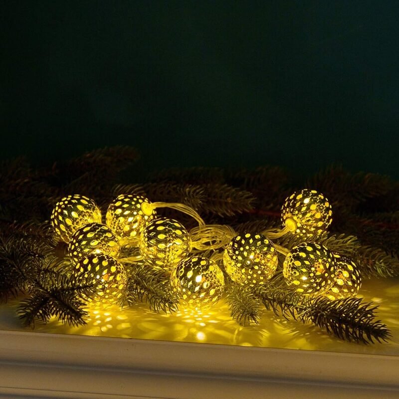 LED Kamuoliukai, šiltai balti