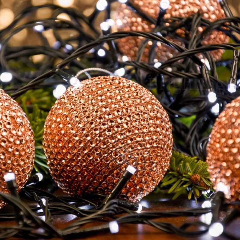 300 LED Girlianda, šaltai balta - Image 6