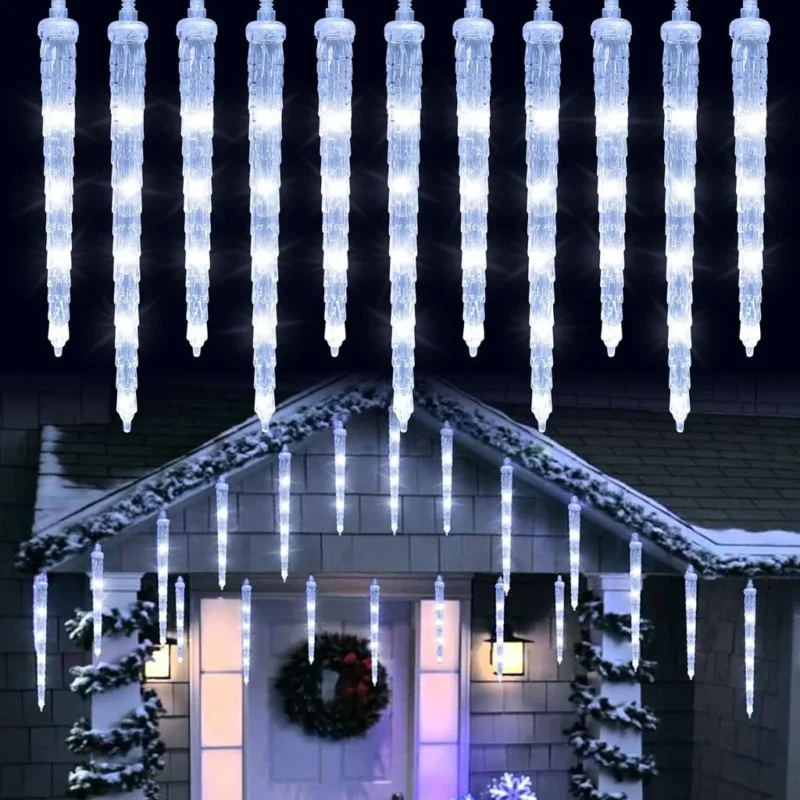 190 LED Deimantiniai Varvekliai, šaltai balti