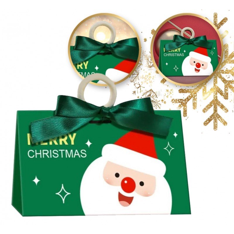 Dovanų dėžutė "Merry Christmas", žalia