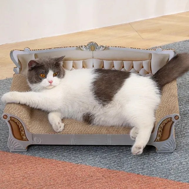 Draskyklė - sofa, 53x23x22 cm, ruda