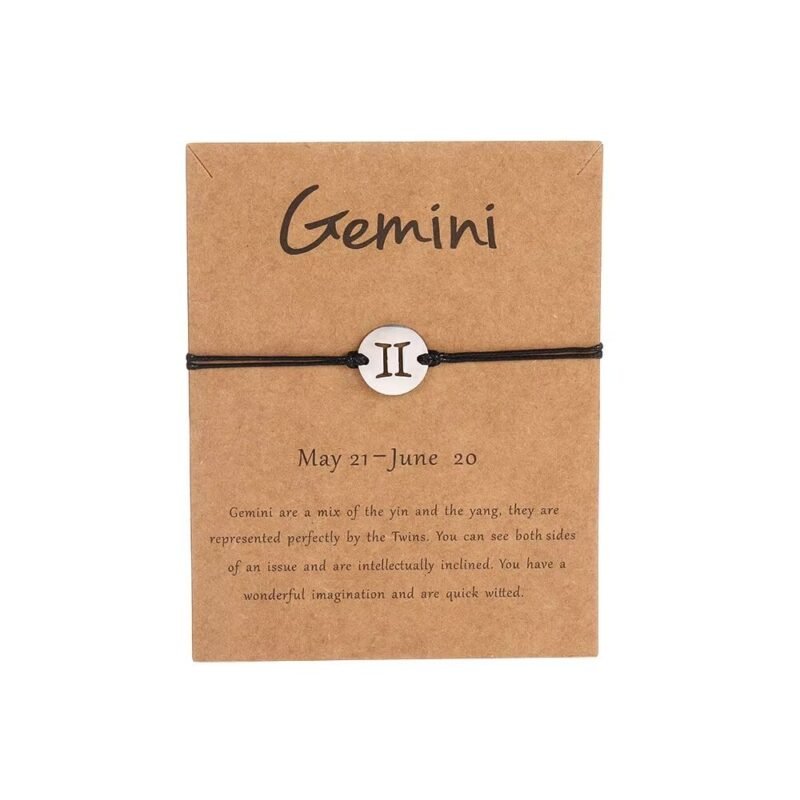 Apyrankė su zodiako ženklu Dvyniai