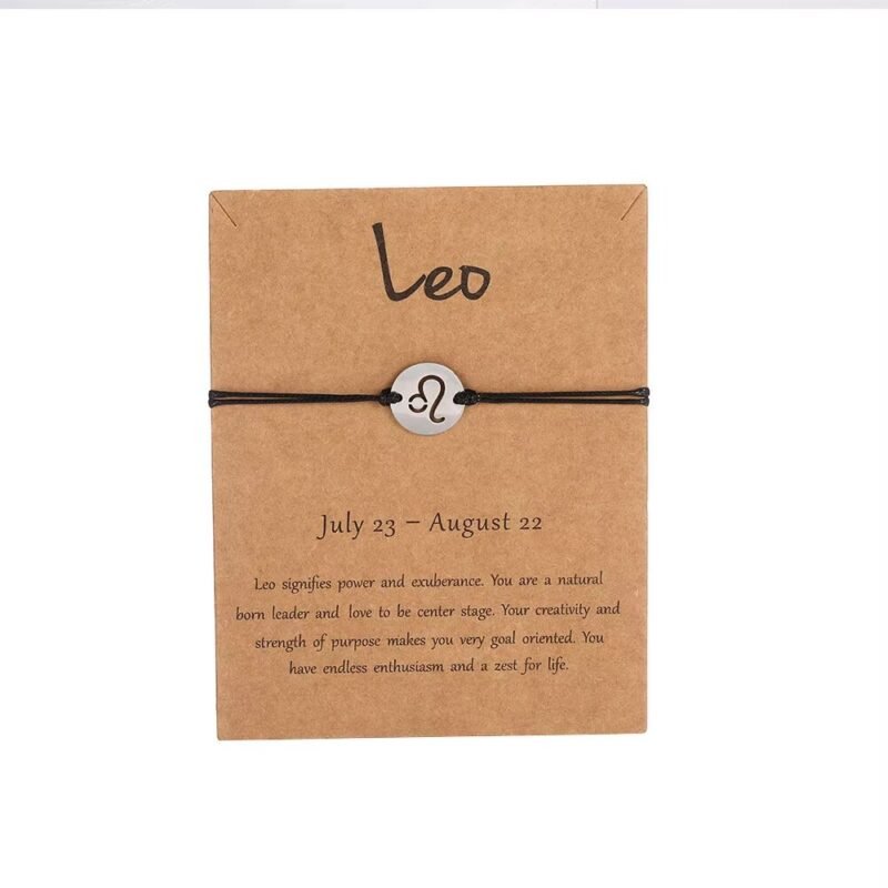 Apyrankė su zodiako ženklu Liūtas