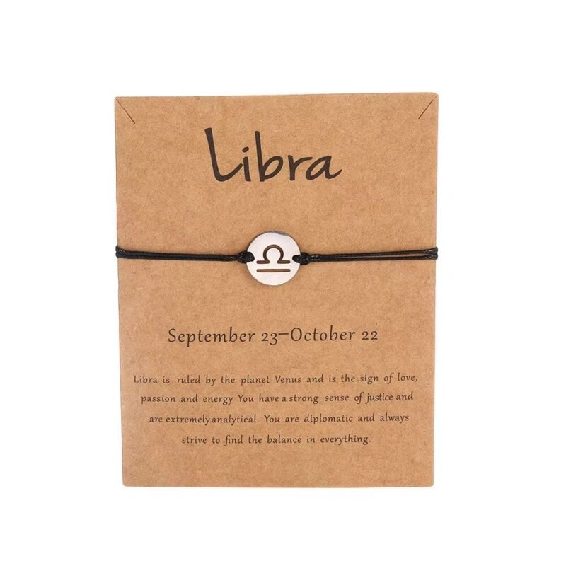 Apyrankė su zodiako ženklu Svarstyklės