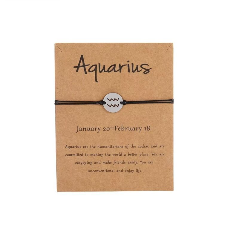 Apyrankė su zodiako ženklu Vandenis